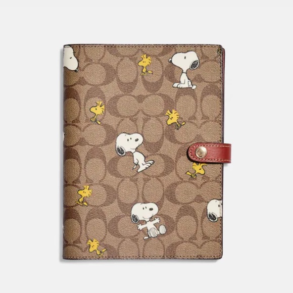 Coach | Office | Coach X Peanuts Notebook In Signature Canvas With ...